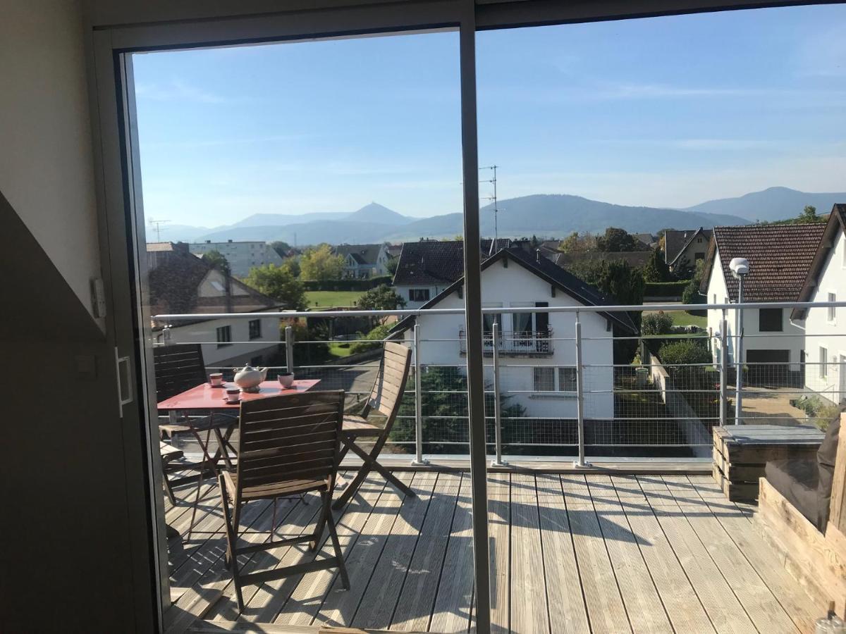 Appartement Chaleureux Et Lumineux Avec Vue ! Au Centre Alsace Sélestat Buitenkant foto
