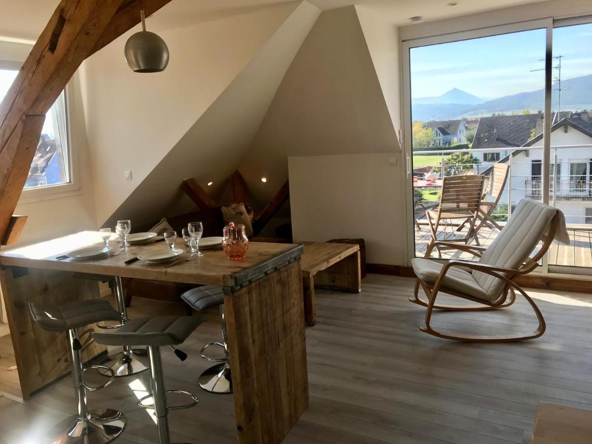 Appartement Chaleureux Et Lumineux Avec Vue ! Au Centre Alsace Sélestat Buitenkant foto