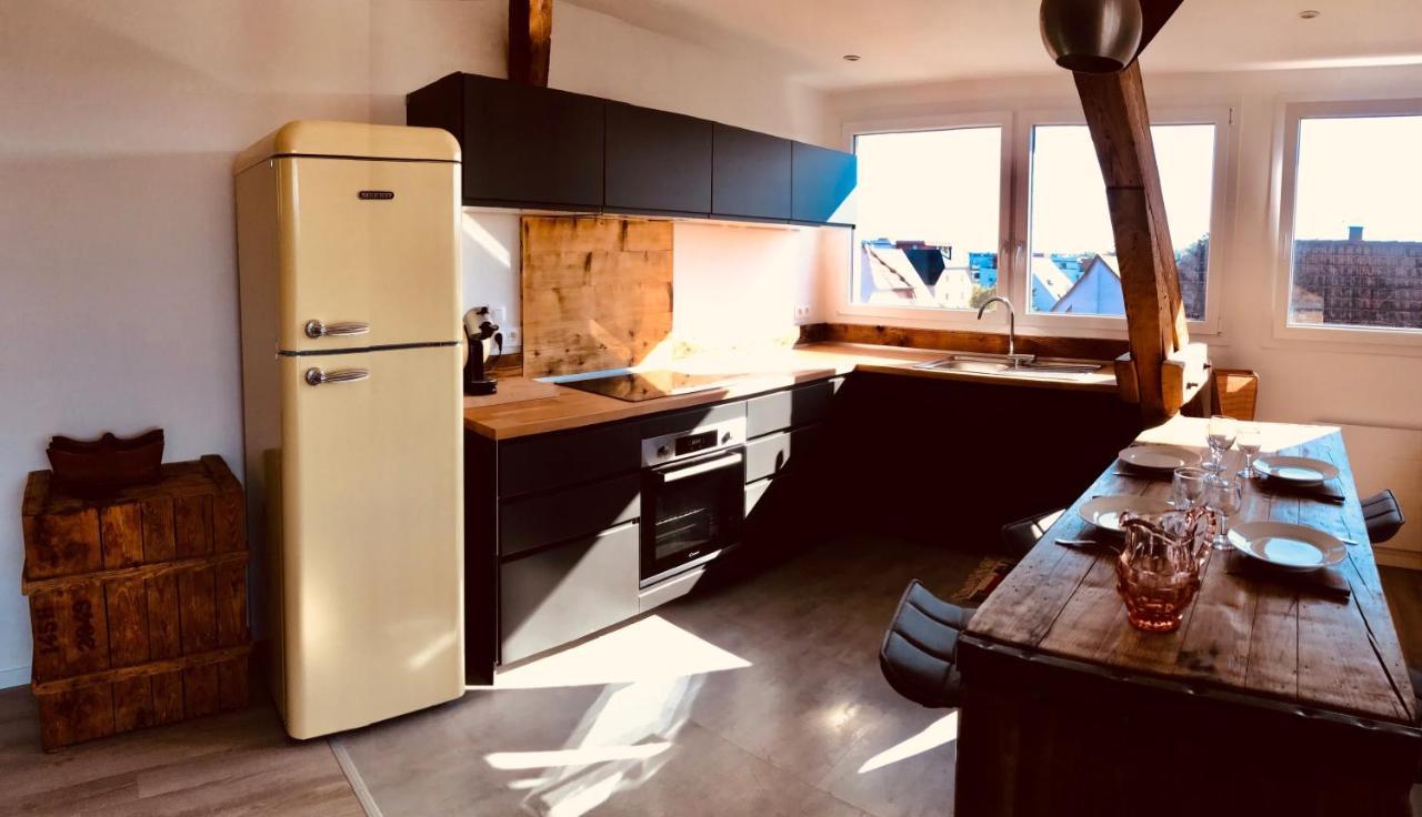 Appartement Chaleureux Et Lumineux Avec Vue ! Au Centre Alsace Sélestat Buitenkant foto